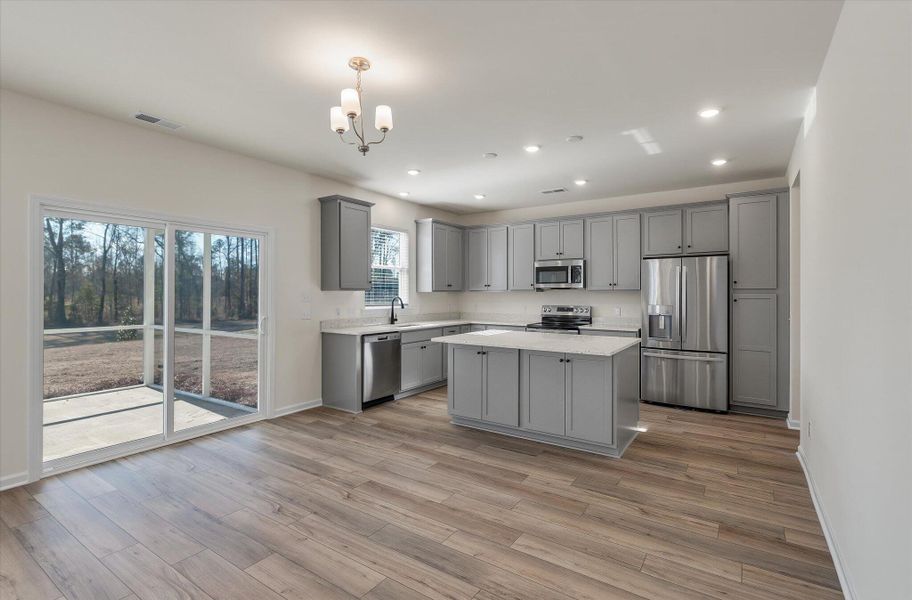 Furnished interior view inside a new home in Parker's Preserve, Ridgeville (Image 4).