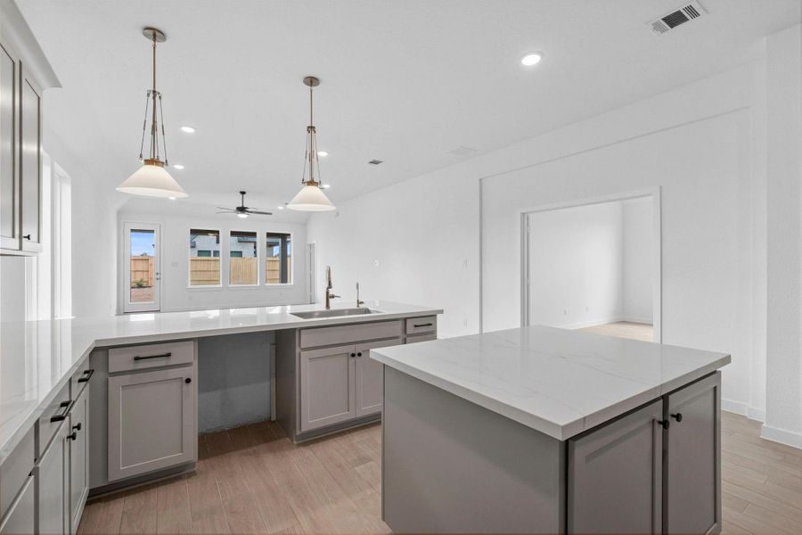 Furnished interior view inside a new home in Grange 45', Katy (Image 9). Furnished interior view inside a new home in Grange 45', Katy (Image 9).