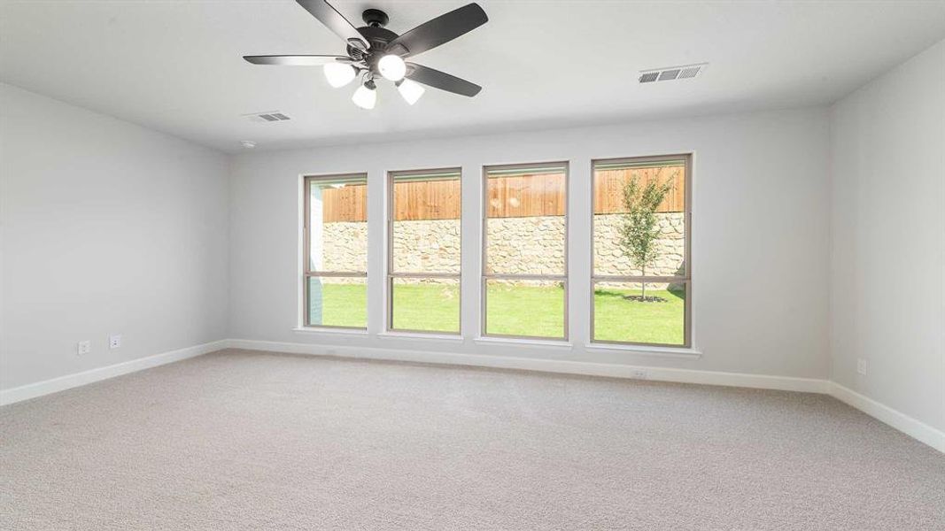 Spacious, unfurnished interior of a new home in The Heights At Uptown Celina 50', Celina (Image 25).