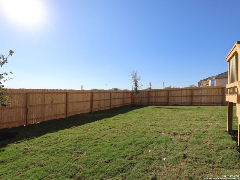 Exterior details and patio area of a home in Paloma Park, Converse (Image 4). Exterior details and patio area of a home in Paloma Park, Converse (Image 4).
