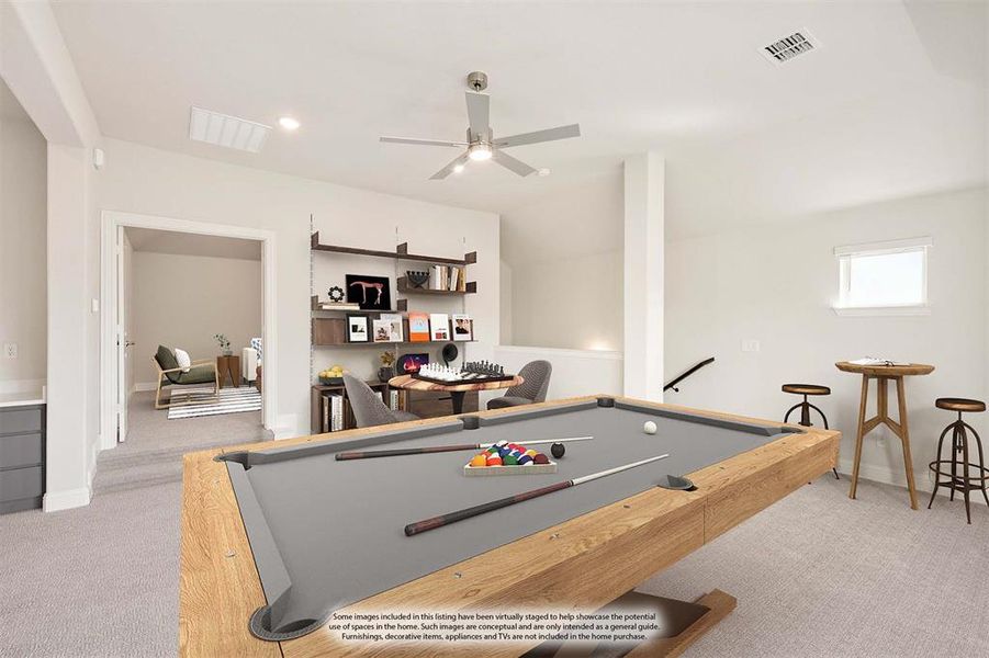 Furnished interior view inside a new home in Triple Diamond Ranch, Mansfield (Image 16).