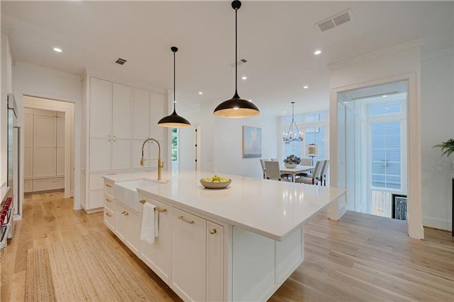 Furnished interior view inside a new home in , Atlanta (Image 76).
