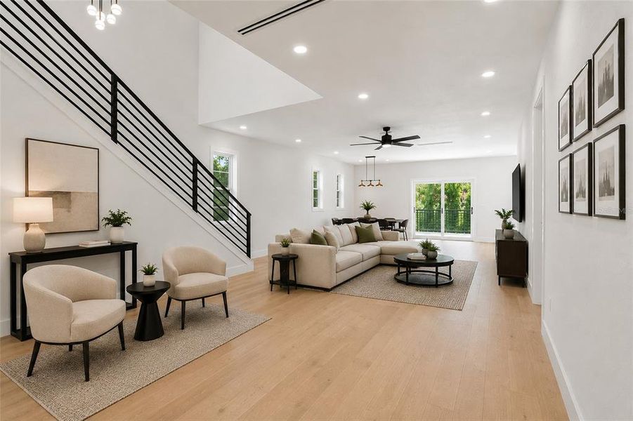 Furnished interior view inside a new home in , St. Petersburg (Image 14).