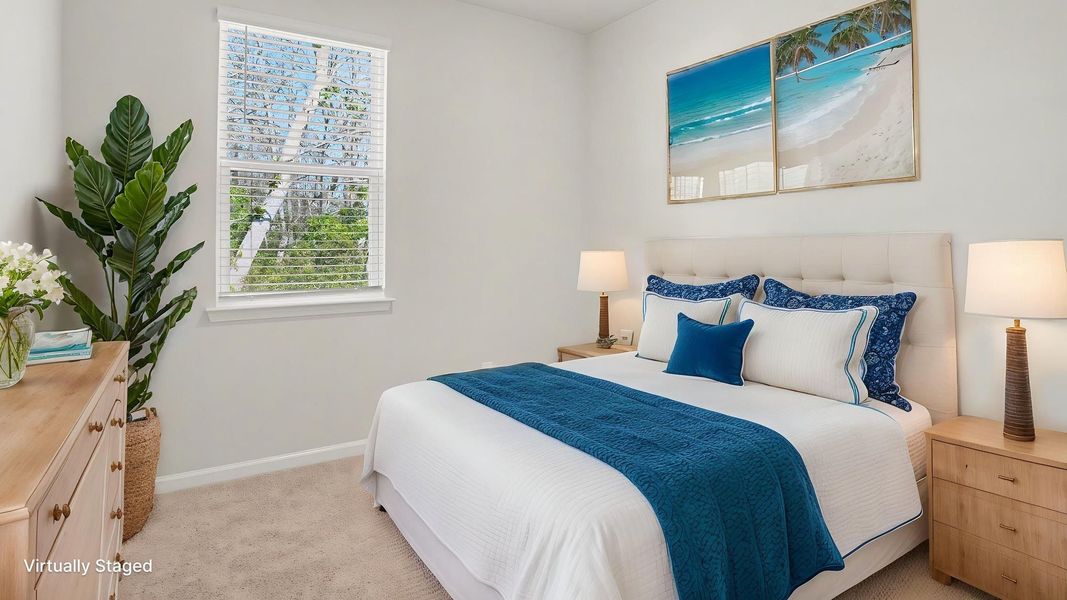 Representative furnished interior of a home built from the Greenbriar by D.R. Horton in Southshore Bay, Sunset Beach (Image 9).