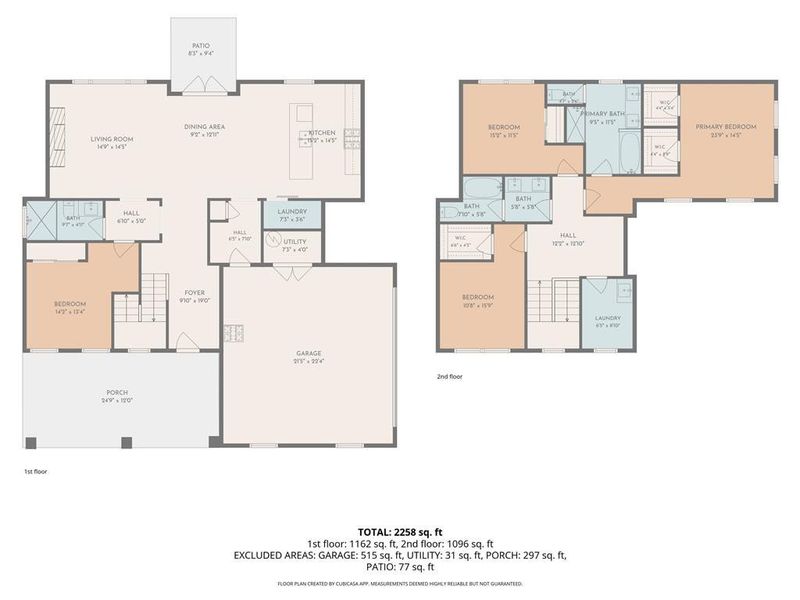 2D floor plan layout of this home in , Atlanta, GA (Image 5).
