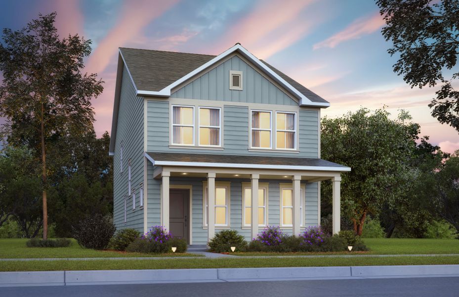 Representative exterior photo of a completed home built from the Moultrie by Pulte Homes in Long Savanna, Charleston, SC (Image 21). Representative exterior photo of a completed home built from the Moultrie by Pulte Homes in Long Savanna, Charleston, SC (Image 21).