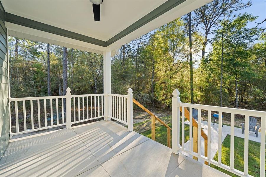 Exterior details and patio area of a home in , Williston (Image 20).