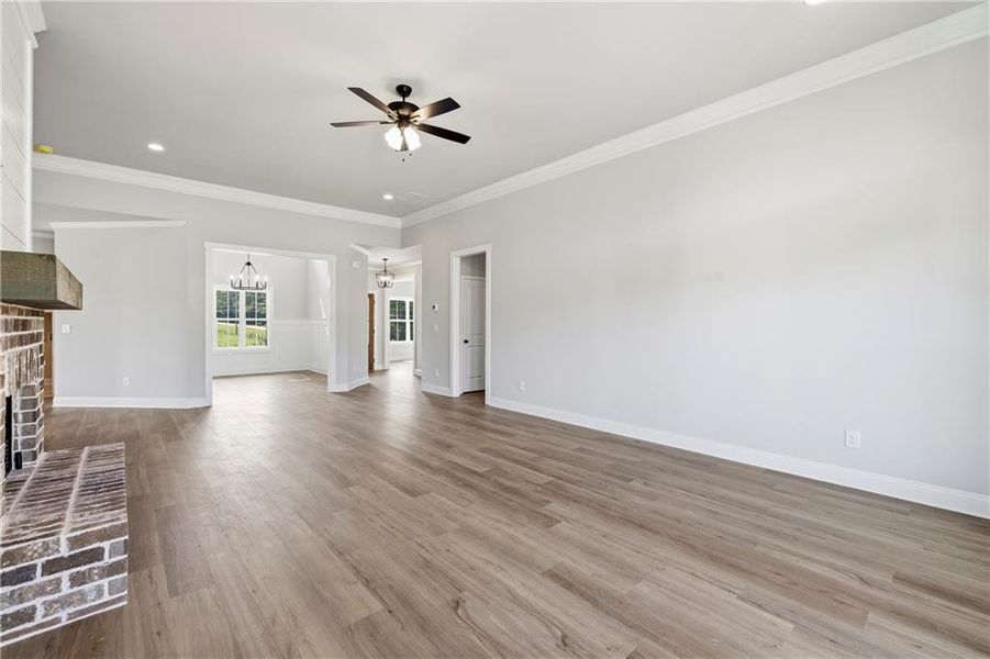 Spacious, unfurnished interior of a new home in , Monroe (Image 15).