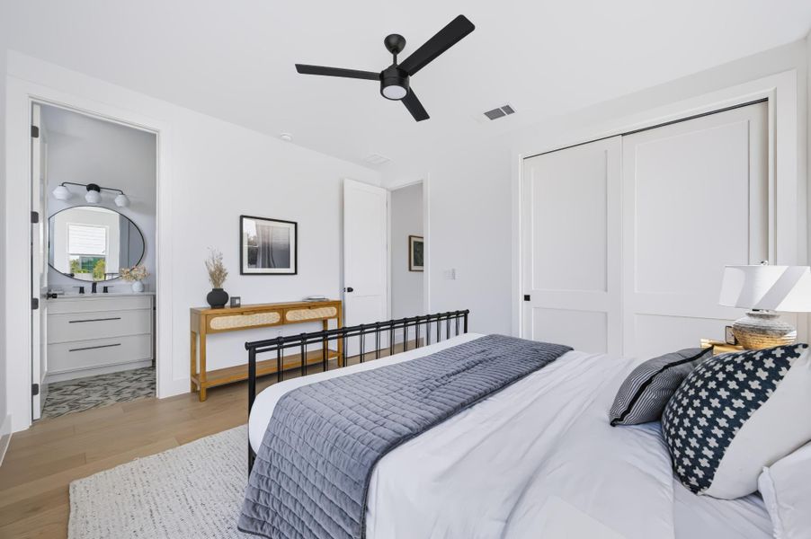 Furnished interior view inside a new home in , Austin (Image 10).