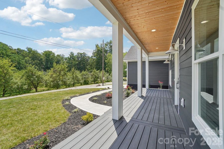Exterior details and patio area of a home in , Hendersonville (Image 27).