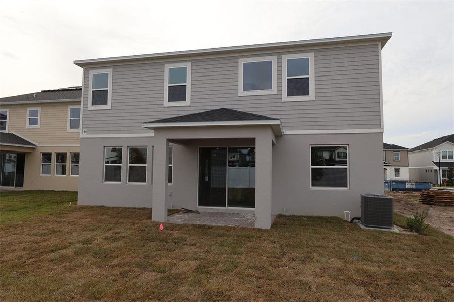 Exterior details and patio area of a home in Estates at Rivercrest, Sanford (Image 13). Exterior details and patio area of a home in Estates at Rivercrest, Sanford (Image 13).