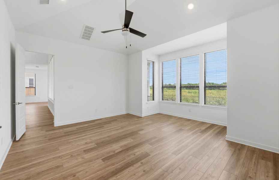 Representative unfurnished interior of a home built from the Ferris by Pulte Homes in Kuempel Estates, Pflugerville (Image 54). Representative unfurnished interior of a home built from the Ferris by Pulte Homes in Kuempel Estates, Pflugerville (Image 54).