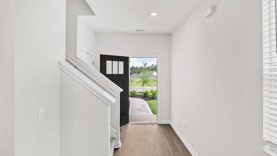 Spacious, unfurnished interior of a new home in The Abbey at Trolley Run Station, Aiken (Image 13). Spacious, unfurnished interior of a new home in The Abbey at Trolley Run Station, Aiken (Image 13).