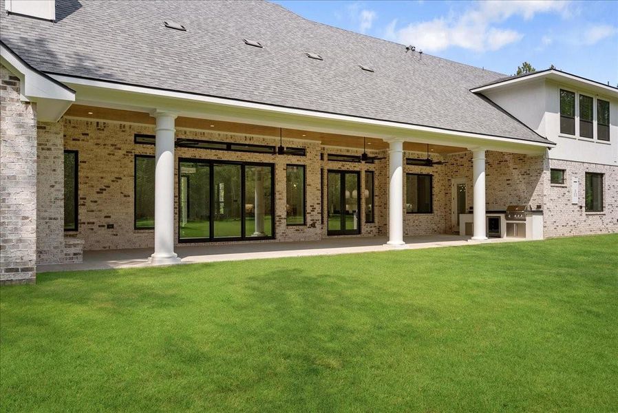 Exterior details and patio area of a home in , Montgomery (Image 27).