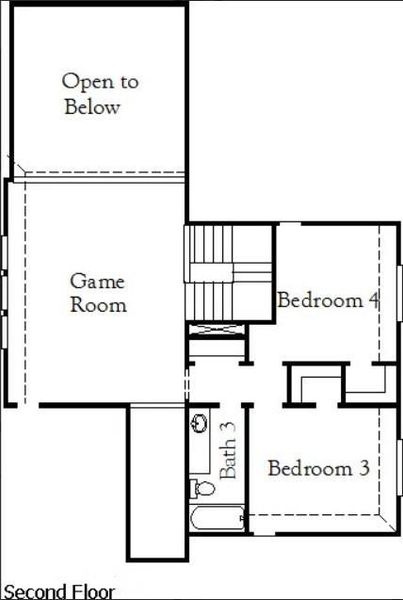 2D floor plan layout of this home in Pomona, Manvel, TX (Image 3). 2D floor plan layout of this home in Pomona, Manvel, TX (Image 3).