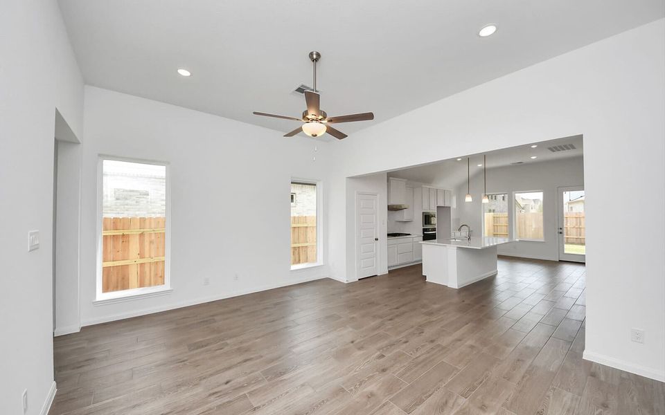 Representative unfurnished interior of a home built from the Emerson by Brookfield Residential in 40' Traditional Homes at Elyson, Katy (Image 6). Representative unfurnished interior of a home built from the Emerson by Brookfield Residential in 40' Traditional Homes at Elyson, Katy (Image 6).