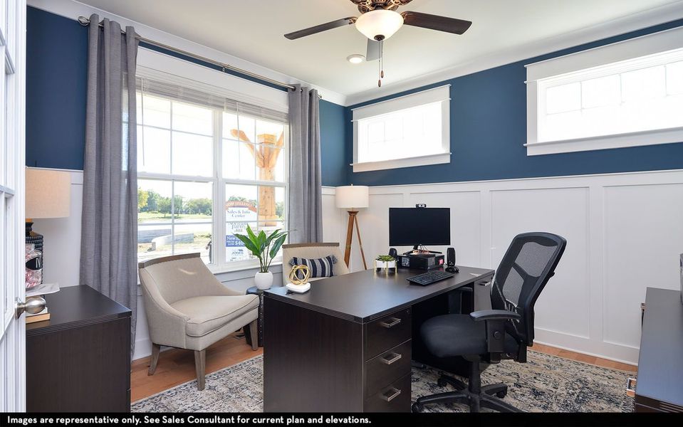 Furnished interior view inside a new home in McCain's Station, Gallatin (Image 4).