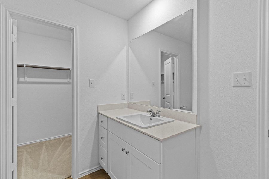 Furnished interior view inside a new home in Sunset Oaks, San Marcos (Image 11).