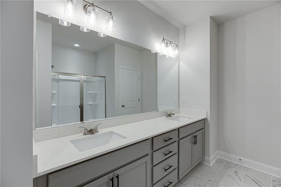 Furnished interior view inside a new home in , Sugar Hill (Image 8). Furnished interior view inside a new home in , Sugar Hill (Image 8).
