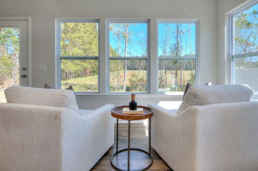 Representative furnished interior of a home built from the Tate by True Homes in Heritage Hall, Statesville (Image 11).