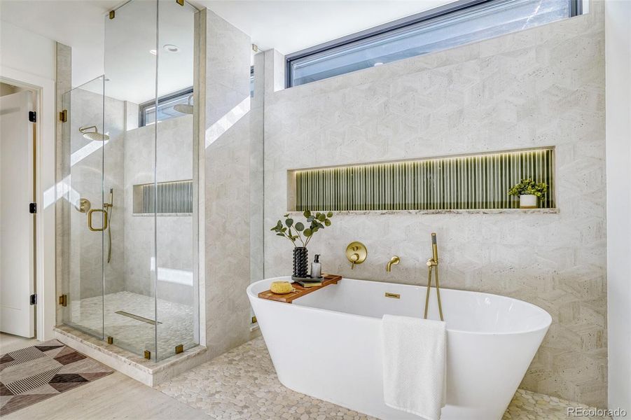 Furnished interior view inside a new home in , Denver (Image 34).