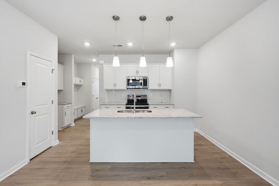 Furnished interior view inside a new home in Lakeview Village, Charlotte (Image 4).