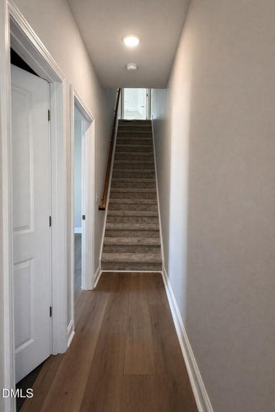 Staircase to bonus room Staircase to bonus room