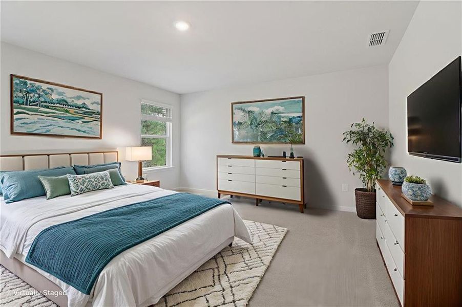 Furnished interior view inside a new home in Harmony Manor, Fairburn (Image 9).