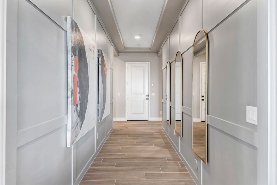 Furnished interior view inside a new home in Black Rock at Verrado, Litchfield Park (Image 19). Furnished interior view inside a new home in Black Rock at Verrado, Litchfield Park (Image 19).