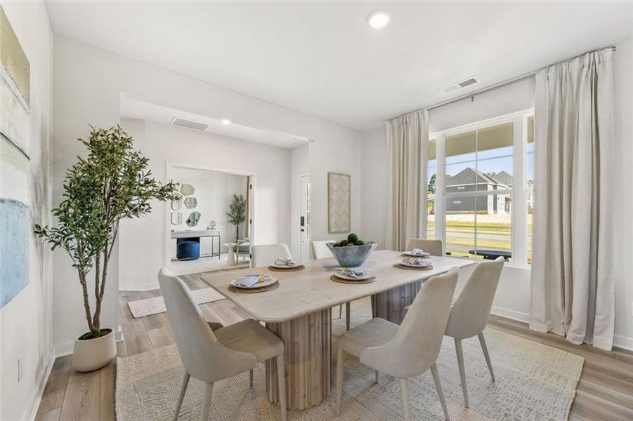 Furnished interior view inside a new home in Hawthorne Reserve, Dallas (Image 8).
