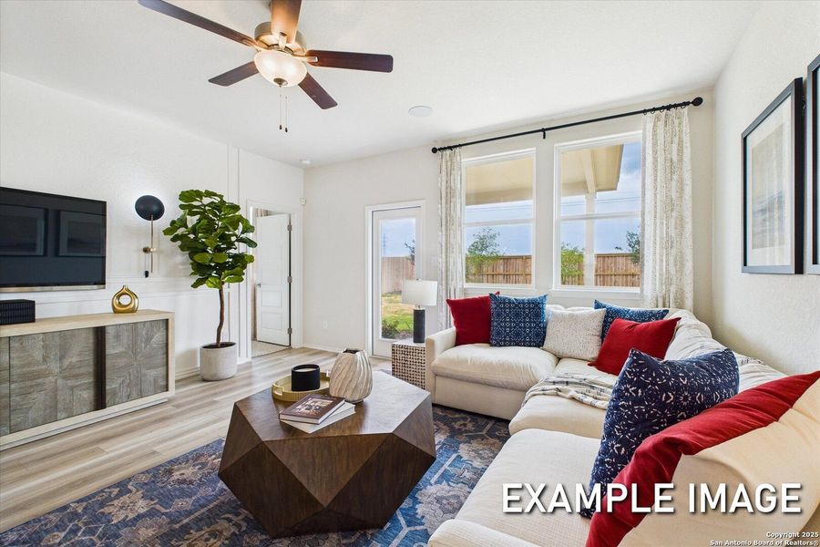 Furnished interior view inside a new home in Agave, San Antonio (Image 9).