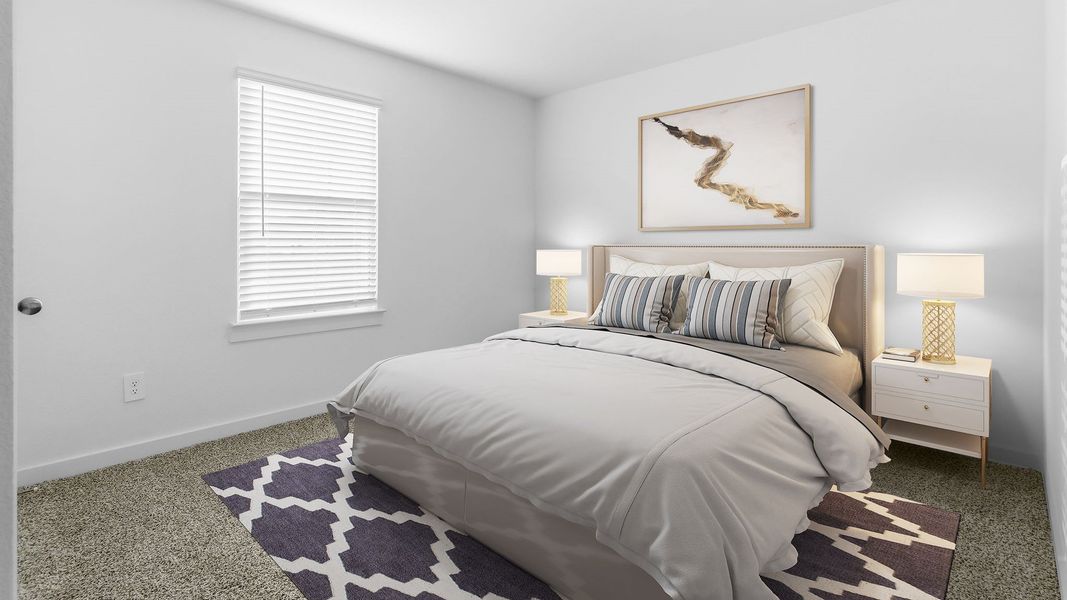 Furnished interior view inside a new home in Evergreen, Rosenberg (Image 13).