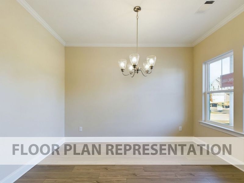 Dining Room | The 1575 Plan by Ivey Homes Dining Room | The 1575 Plan by Ivey Homes