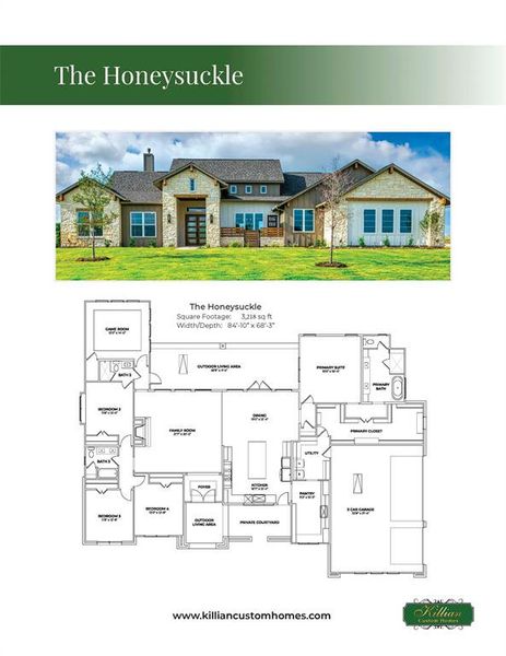2D floor plan layout of this home in , Midlothian, TX (Image 3). 2D floor plan layout of this home in , Midlothian, TX (Image 3).