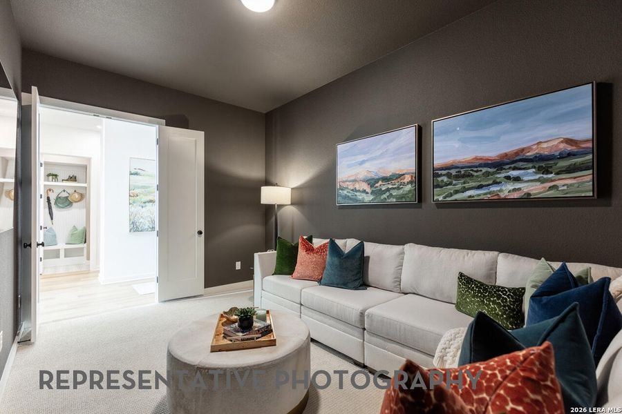 Furnished interior view inside a new home in Mont Blanc, Schertz (Image 12).
