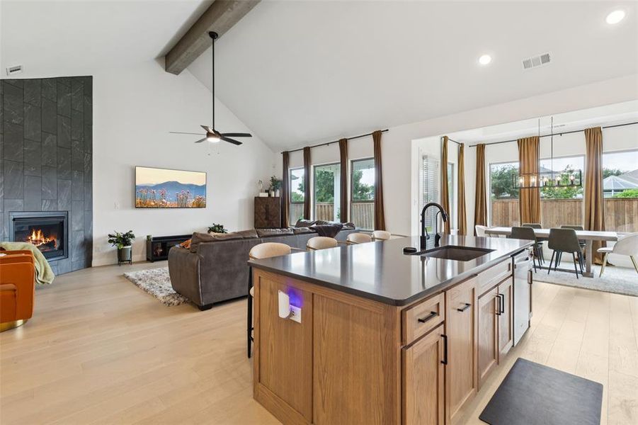 Furnished interior view inside a new home in , Rowlett (Image 17).