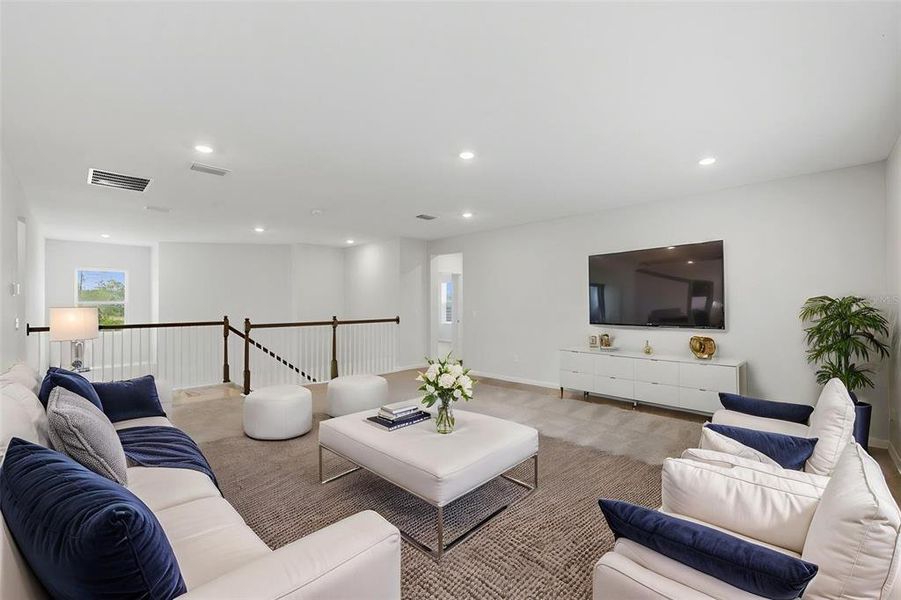 Furnished interior view inside a new home in Hammock at Two Rivers, Zephyrhills (Image 44).