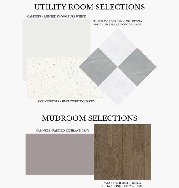 Sample of building materials used in homes in Bentwood Farms, Montgomery (Image 18).