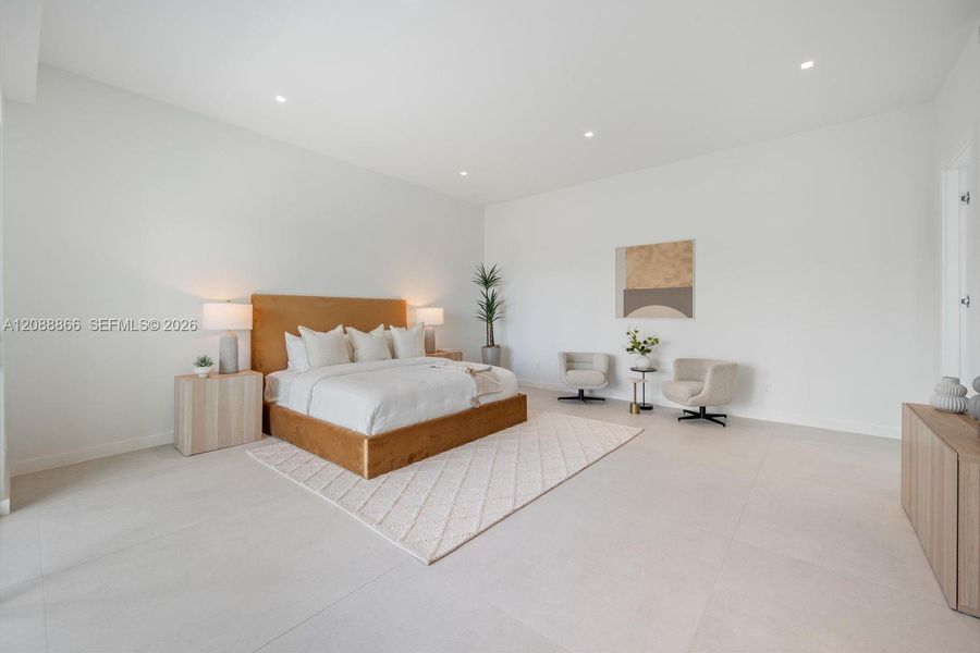 Furnished interior view inside a new home in , Miami (Image 5).