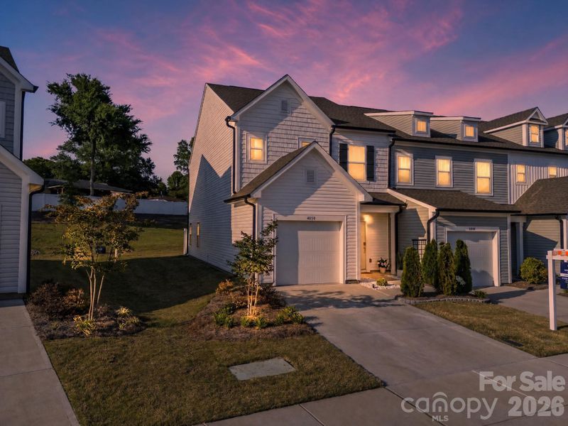 Front exterior of a new home in , Kannapolis, NC, highlighting curb appeal (Image 21). Front exterior of a new home in , Kannapolis, NC, highlighting curb appeal (Image 21).