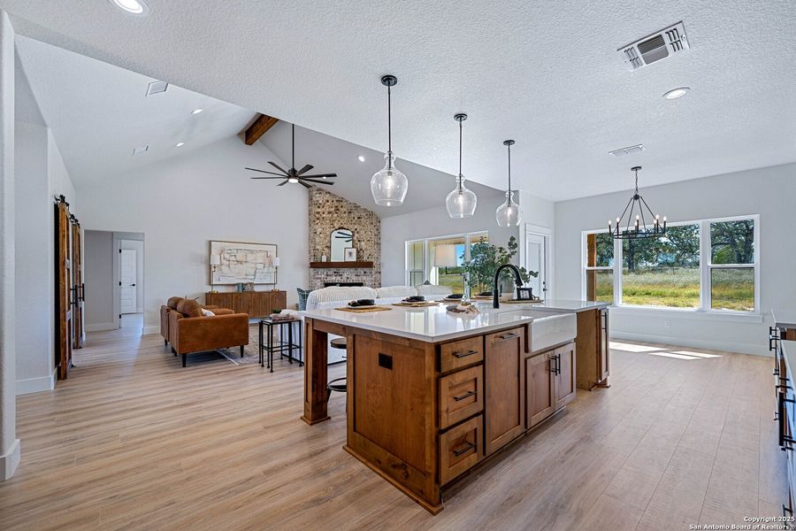 Furnished interior view inside a new home in , Floresville (Image 19). Furnished interior view inside a new home in , Floresville (Image 19).