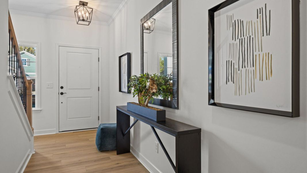 Furnished interior view inside a new home in Village at Maple Leaf Farm, King (Image 7).
