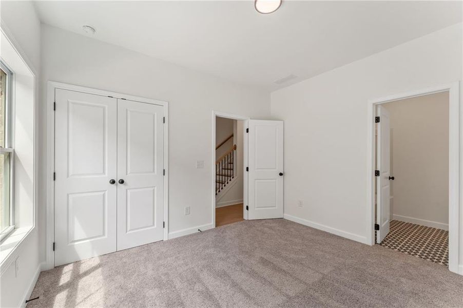 Spacious, unfurnished interior of a new home in Townes at South Main, Kennesaw (Image 20).