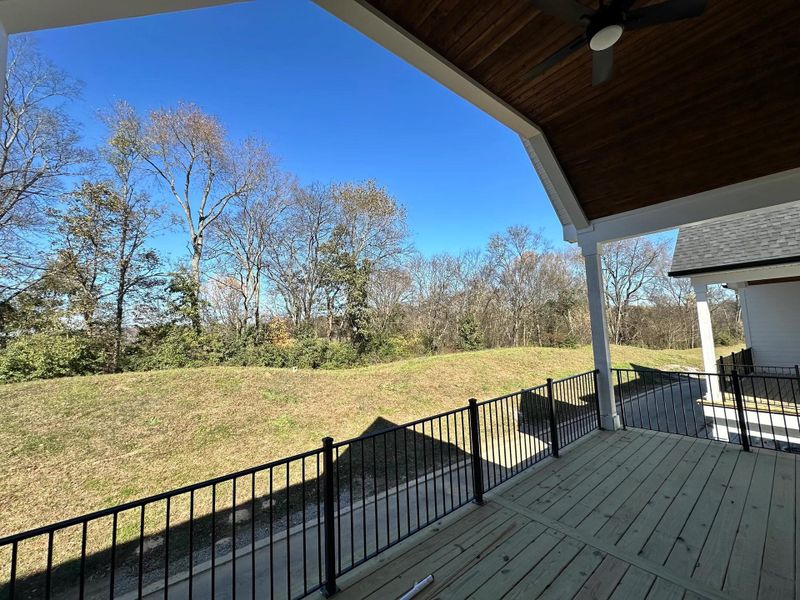 The Ballar B Outdoor Living Area