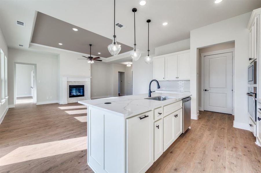 Furnished interior view inside a new home in Ladera Little Elm, Little Elm (Image 14).