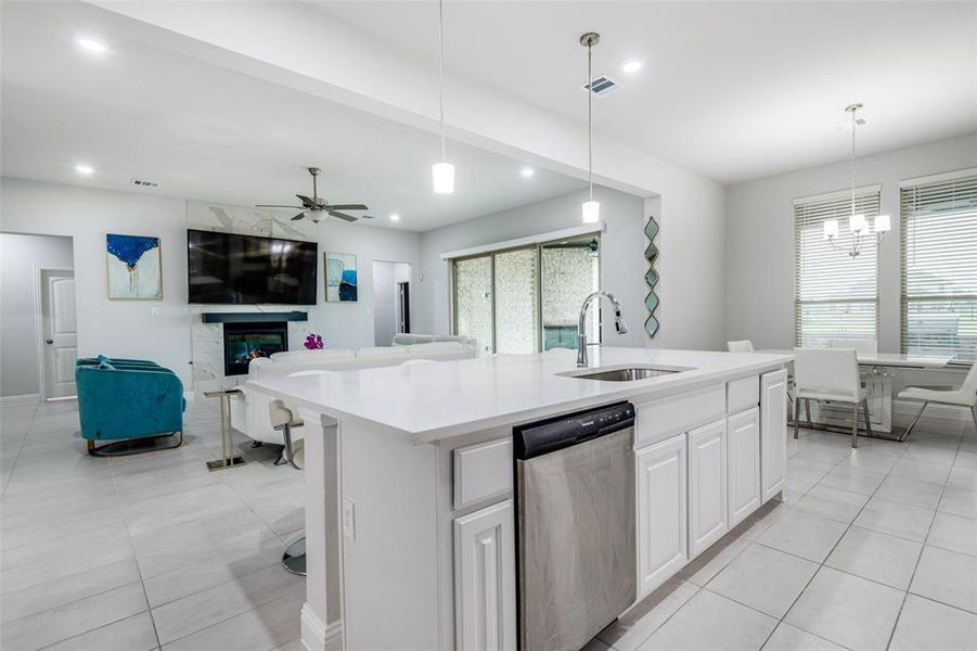 Furnished interior view inside a new home in , Royse City (Image 11).