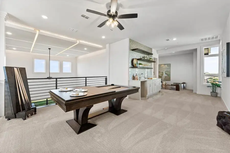 Furnished interior view inside a new home in The Highlands, Northlake (Image 16).