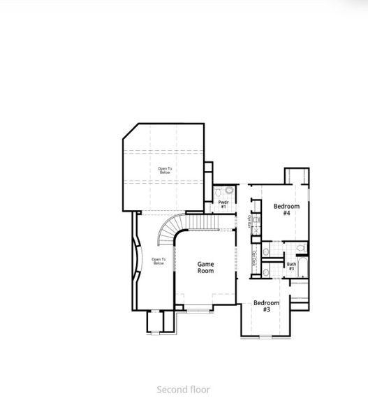 2D floor plan layout for the 296 Plan by Highland Homes in Pecan Square: 100ft. lots, Northlake, TX (Image 23). 2D floor plan layout for the 296 Plan by Highland Homes in Pecan Square: 100ft. lots, Northlake, TX (Image 23).