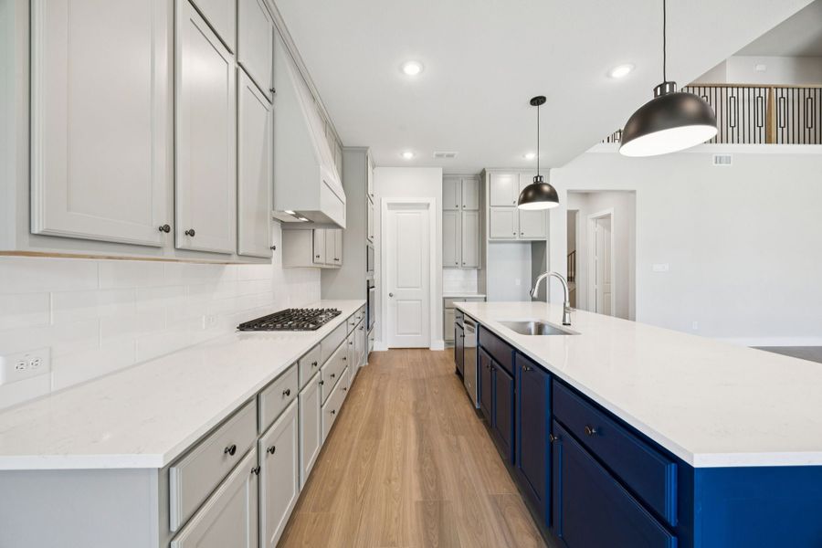 Furnished interior view inside a new home in Painted Tree Lakeside, McKinney (Image 8).