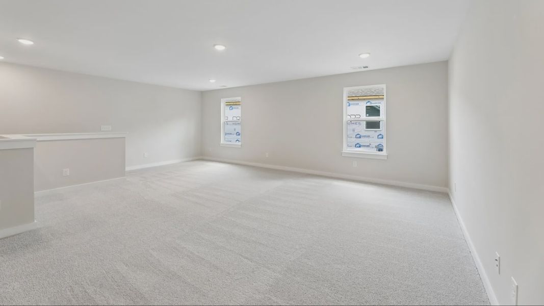 Second Floor Loft with Windows